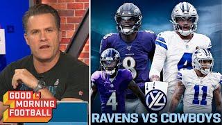 GMFB | Kyle Brandt makes a bold prediction to Cowboys vs Ravens Week 3: Dak or Lamar - Who will win?