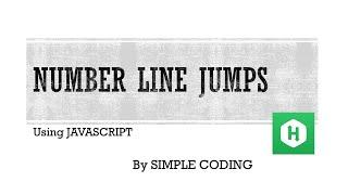 Hackerrank -  Number Line Jumps solved using Javascript