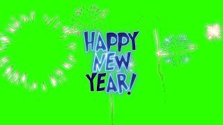 Happy New Year #1 / Green Screen - Chroma Key