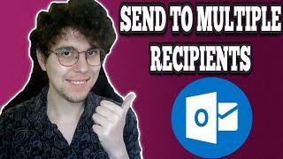 How to Send An Email To Multiple Recipients Individually From Microsoft Outlook