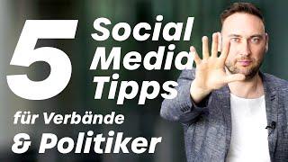 5 Social Media Tipps für Politiker und Verbände I FragdenDan