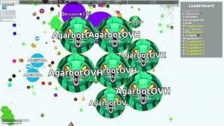 INSANE TAKEOVER +100 BOTS (SCORE: +130K) 2022 | AgarbotOVH