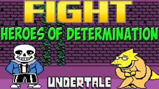 Undertale файтинг - Heroes of Determination | Sans