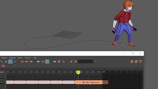 Time Editor for Motion Mixing Animations in Maya