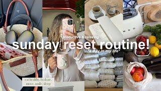 SUNDAY RESET VLOG! a productive & relaxing day, deep cleaning, planning, & running errands!