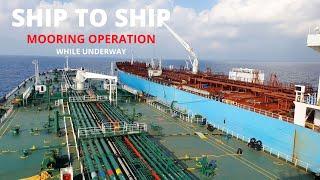 SHIP TO SHIP MOORING OPERATION WHILE UNDERWAY || TWO SHIPS APPROACHING || FLYING AT SEA || PART-2