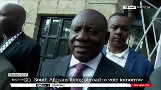 Elections 2024 | South Africans living abroad to vote Friday