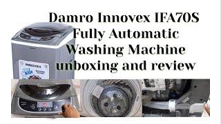 Damro Innovex IFA70S Steel Drum Fully Automatic Washing Machine unboxing and review