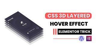 CSS 3D Layered Image Hover Effects Using | WordPress Elementor  @pixelsicker