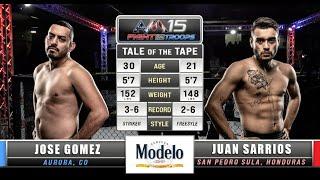 SPARTA AVM15: JOSE GOMEZ vs JUAN SARRIOS