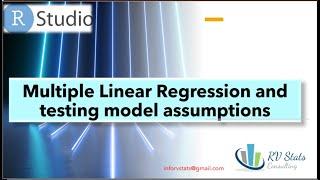 Test Multiple Linear Regression Assumptions in R Rstudio Check Diagnostic | Tutorial Data Science