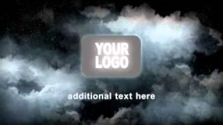 'Clouds Logo Reveal' After Effects template