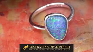 Opal Rings, Opal Wedding Rings, Black Opal Rings - Australian Opal Direct | Worldwide Shipping