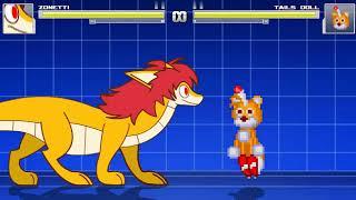 Mugen Vore: Zonetti vs Tails Doll