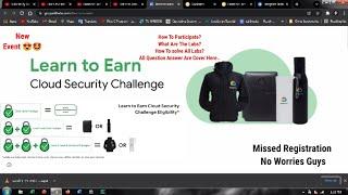 learn to earn cloud security challenge 2022 | google cloud free goodies | Qwiklab Google Cloud Swags