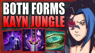 HOW TO PLAY BOTH FORMS OF KAYN JUNGLE TO WIN MORE OF YOUR SOLO Q GAMES! - League of Legends Guide