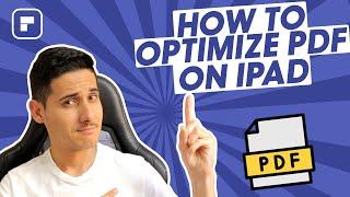 How to Optimize PDF on iPad with Wondershare PDFelement? #optimizepdf #PDFtips #optimizepdfonipad