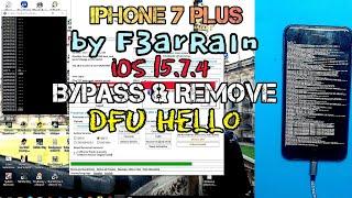 iPhone 7 Plus Bypass iCloud remove iOS 15.7.4 by F3arRa1n