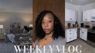 WEEKLY VLOG! HOME SERIES EP:28 GLAM LIVING ROOM MAKEOVER|DECORATE W/me NEW PENDANT LIGHT|HOME UPDATE