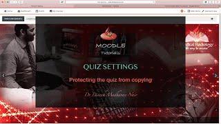 How to protect moodle quiz from unauthorised copying