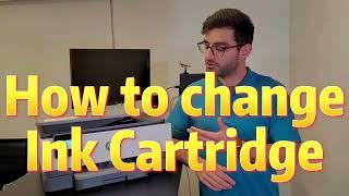 HP Office Jet 8015e: How to Change/Replace Ink Cartridges