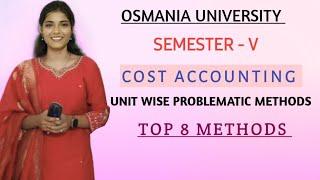 COST ACCOUNTING || DAMSURE PROBLEMATIC METHODS || 12 MARKS || O.U || SEM - 5 || @shivanipallela