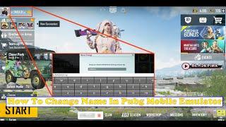 How To Change Name In PUBG Mobile Emulator | How To Change Name In PUBG | Change Name In PUBG Mobile