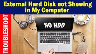 [Troubleshooting] External Hard Drive not showing in My Computer and Disk Management