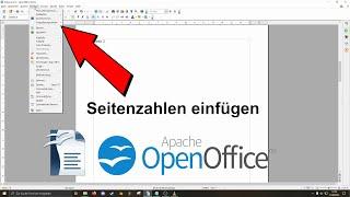 Tutorial: Seitenzahlen in Open Office Writer einfügen