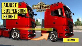 How to Adjust Suspension on ETS2: Change Truck Height With A Button!