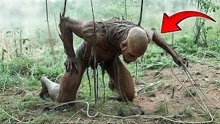 This Creature Was Caught Tied Up In A Jungle, What Happened Next Shocked Everyone!