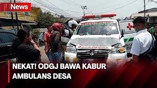 Ngamuk saat Dievakuasi, ODGJ di Bogor Bawa Kabur Ambulans hingga Kecelakaan