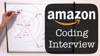 Amazon Coding Interview Question - K Closest Points to the Origin