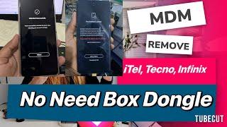 itel Tecno Infinix MDM Remove without any box dongle full tutorial