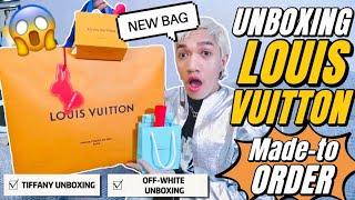 UNBOXING my 1st Made-To-Order LOUIS VUITTON ALMA BB  + Unboxing Gifts from TIFFANY & OFF-WHITE