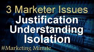 Top 3 Marketing Problems and Their Solutions / #MarketingMinute 147 (Strategy)