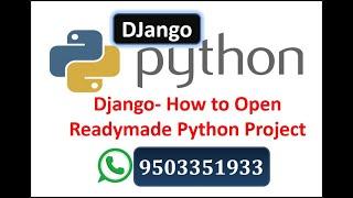 How to Open and Run python Django project in PyCharm