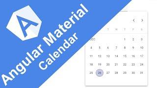 Angular Material - 18 - Calendar