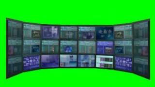 Monitor Bank (Green Screen)