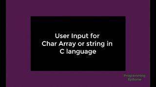 User Input for Char Arrays or strings in C program with spaces