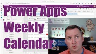 Power Apps Weekly Calendar