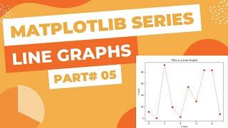 Matplotlib Series Part#5 - Line Graphs/Charts (with Customizations)