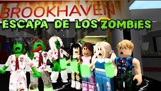 ESCAPA DE LOS ZOMBIES ‍️‍️|HISTORIA BROOKHAVEN ROBLOX