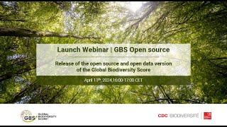 GBS | Launch of the open source and open data version – 11.04.2024, EN