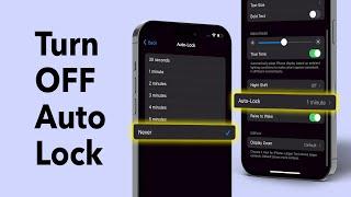 How to Turn Off Auto Lock on your iPhone or iPad?