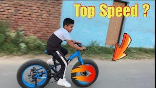 Fat bike cycle top speed | Race | Ford 3600 Modifications | Modify Tractor paint job | New Kids vlog