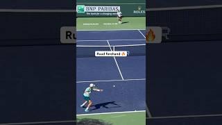 Inside out forehand winner by Casper Ruud | ATP tennis | Indian Wells