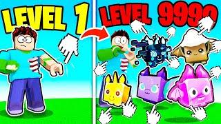 UPGRADING to MAX LEVEL in TAPPING LEGENDS X! (Roblox)