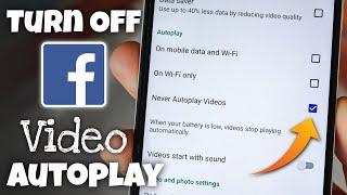 How to Turn Off Video Autoplay in Facebook