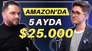 Amazon'da Wholesale/Markaların Yetkili Satıcısı Olarak 5 Ayda $25.000 Ciro Yapan Kursiyerimiz!